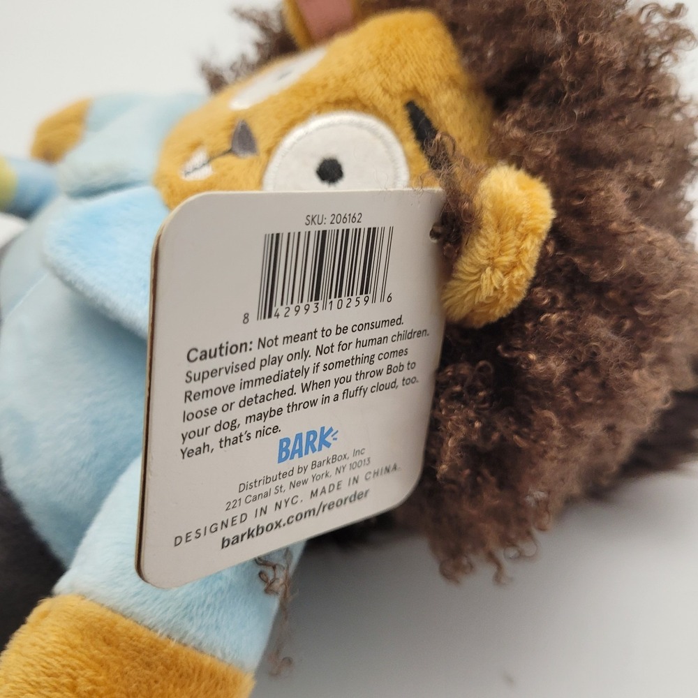 Bob Toss Ross Squirrel Academy Of Fine Arfs Squeak Plush Dog Toy Bark - Picture 6 of 6